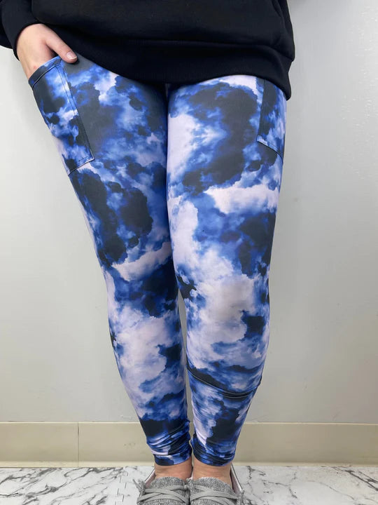 Ladies Tie Dye Full Length Leggings