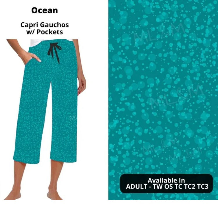 Ocean Capri Gaucho Capris Gauchos Plus Size For Us