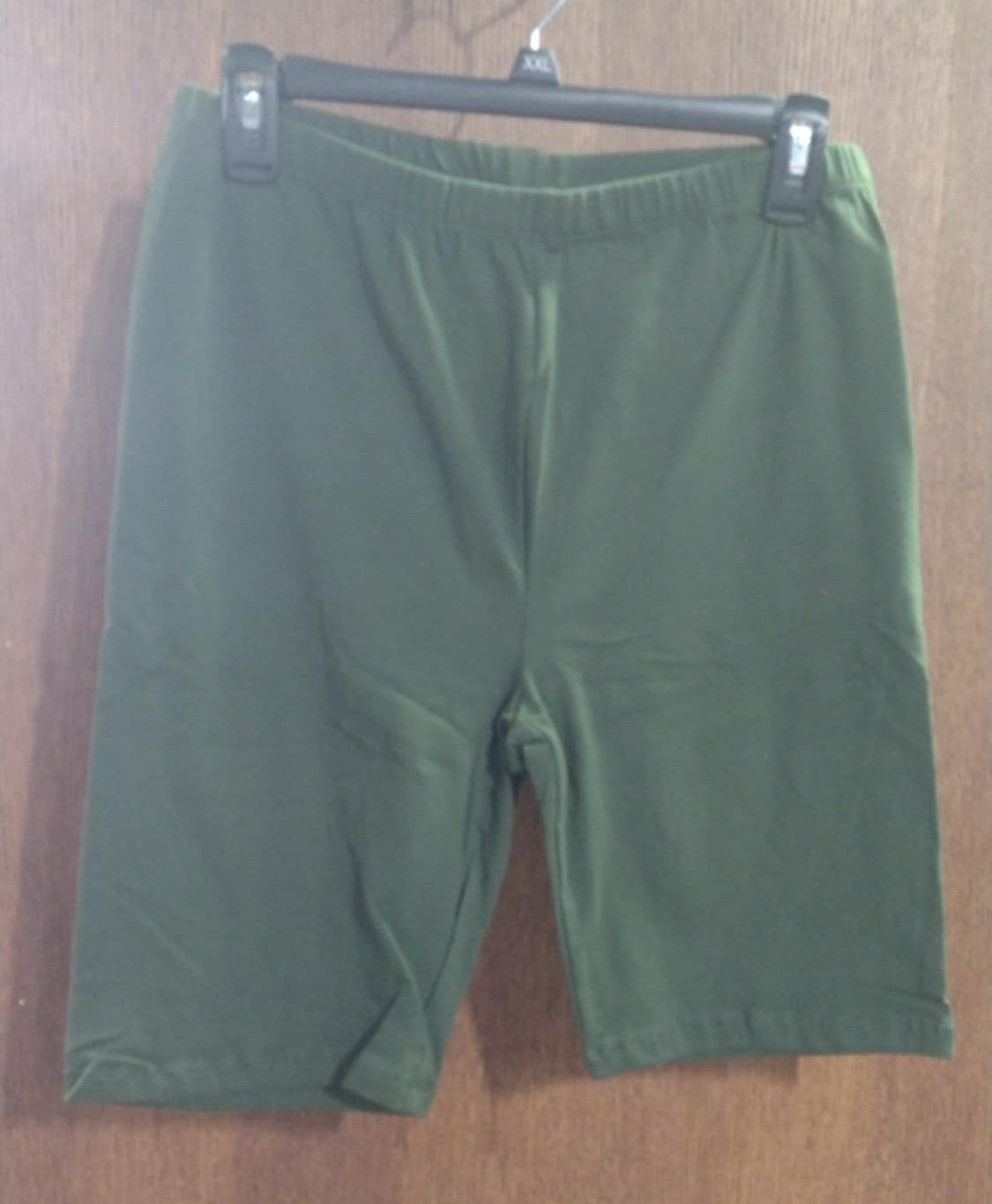 Army Green Bike Short Shorts