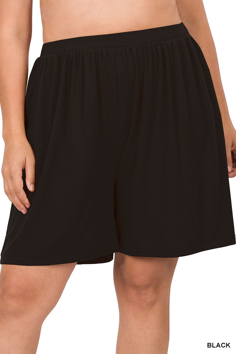 Black Short Shorts w Pockets