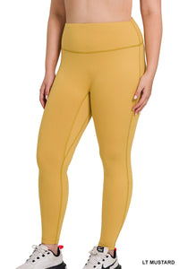 Zenana Mustard Full Length Legging