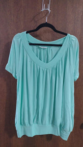 Beautiful Minty Band Shirt Top