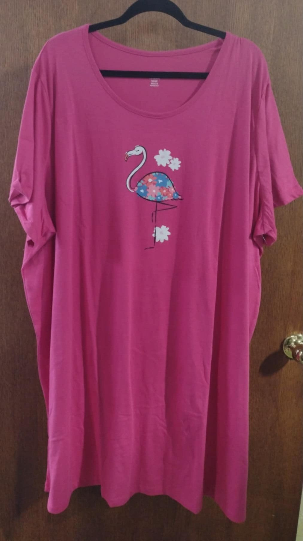 Pink Flamingo Nightgown Sleepshirt