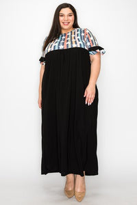 Black Star Maxi Dress