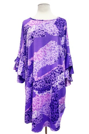 Purple Sparkle Shirt Top