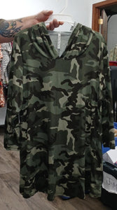 PSFU Camo Ribbed Stretchy Hoodie