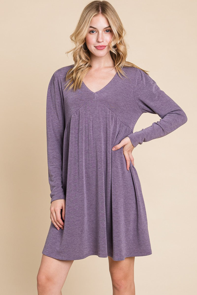 Purple Swing Dress