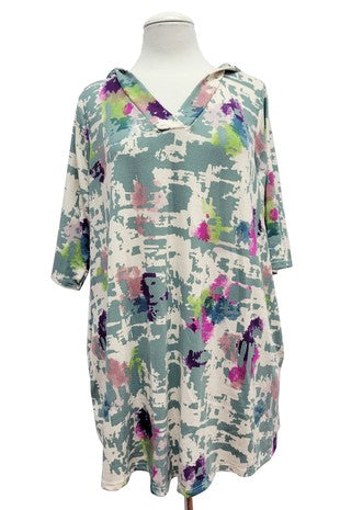 Splash of Colors Tie Dye Hoodie w Pockets