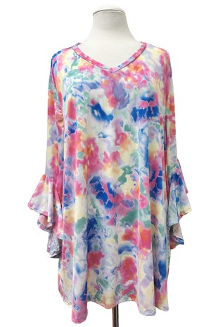 Beautiful Bright Tie Dye Shirt Top
