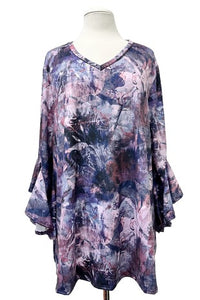 Gorgeous Purple Tie Dye Shirt Top