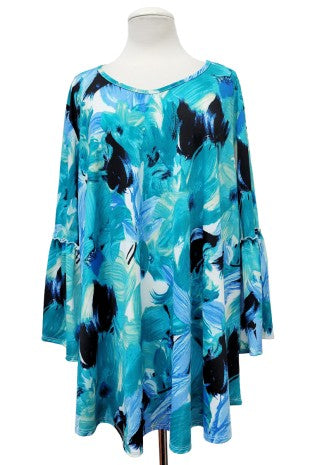 Blue Teal Beautiful Shirt Top