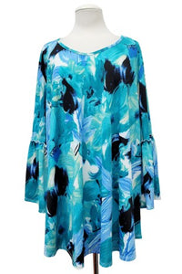 Blue Teal Beautiful Shirt Top