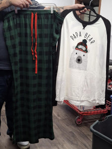 Papa Bear Pajamas Pjs 2 Piece Set