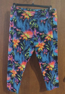 Bright Gorgeous Dazzle Capri Capris