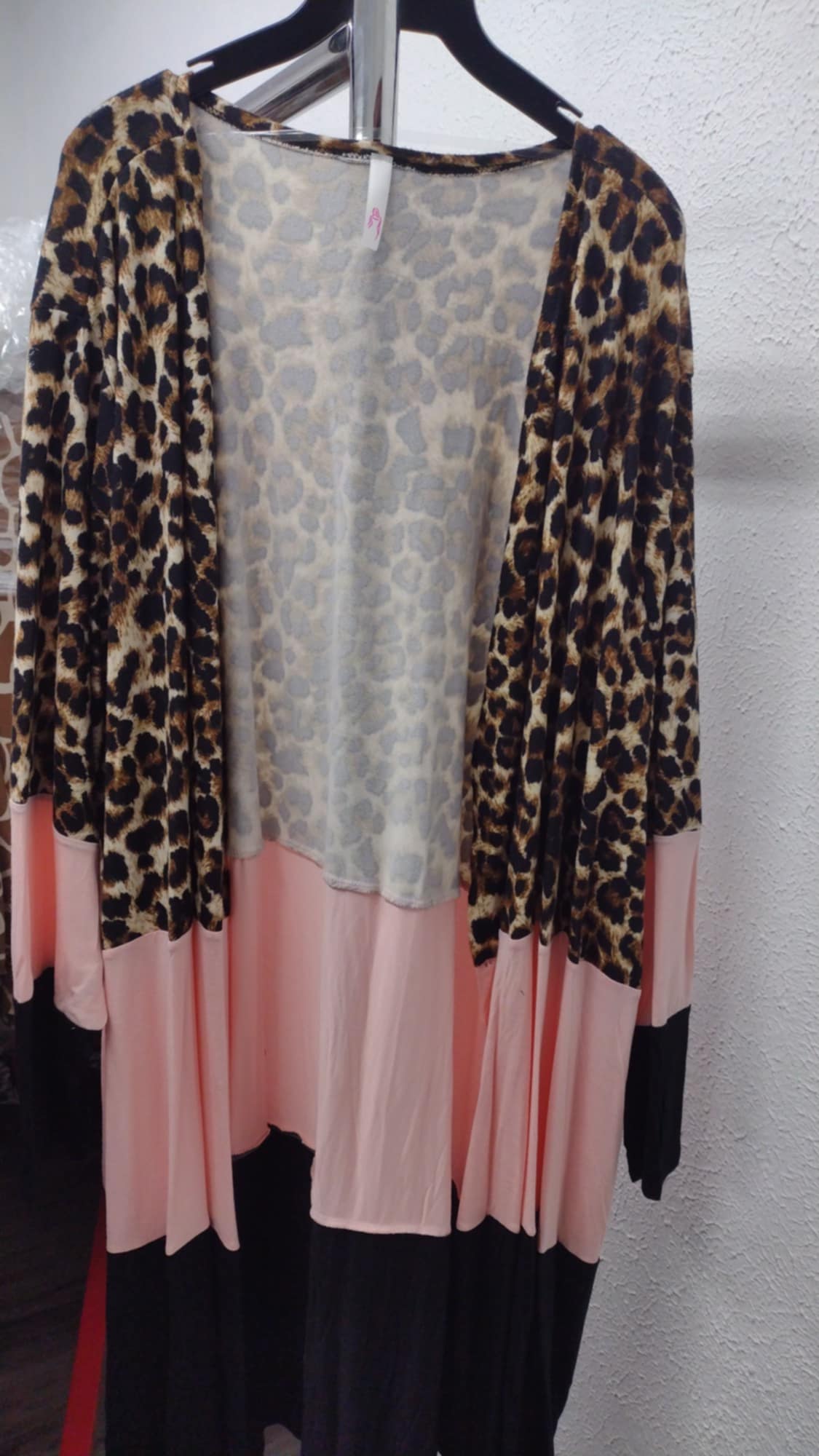 PSFU Leopard Pink Black Cardigan Cardi