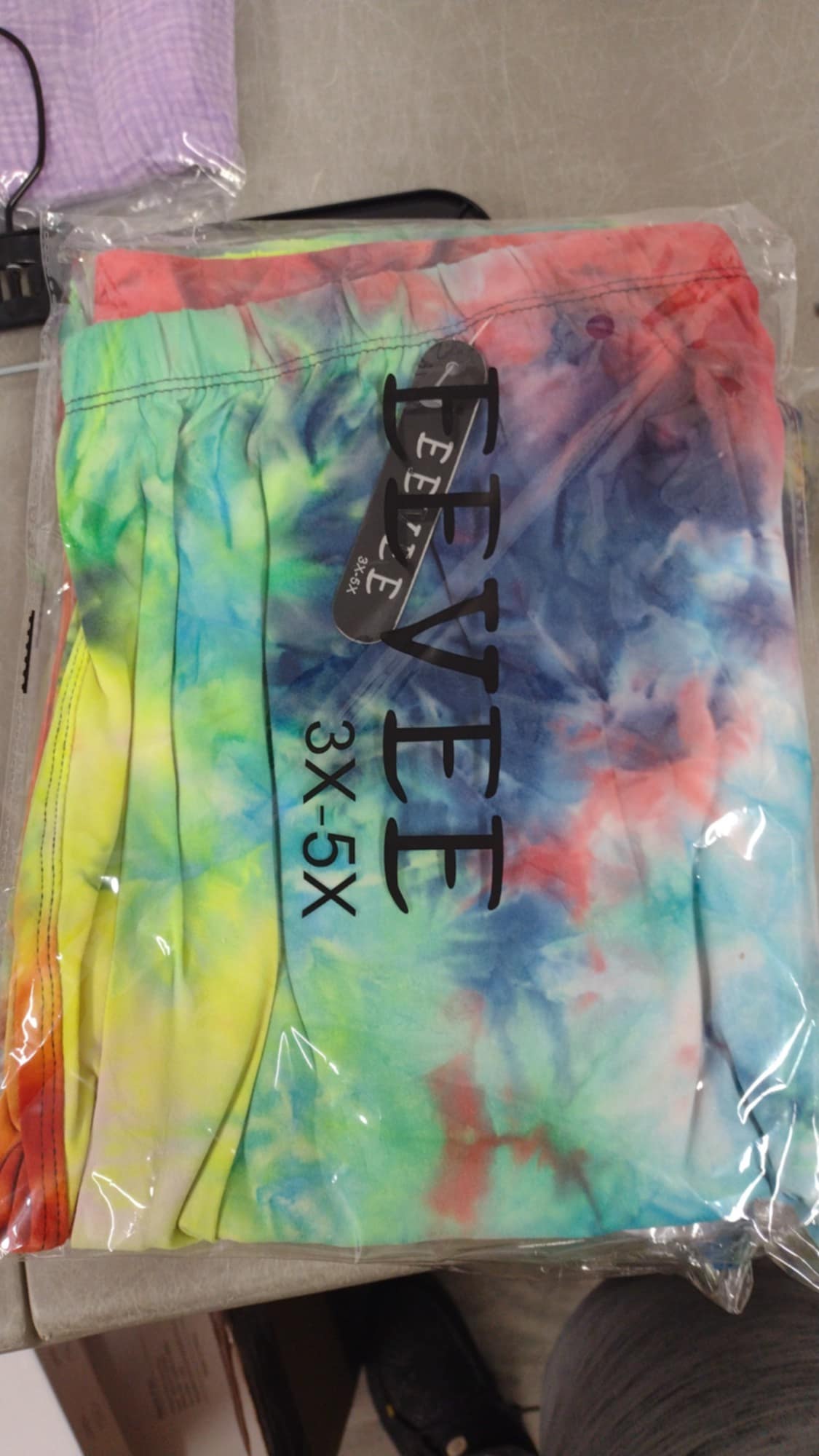 3x-5x Tie Dye Legging Leggings