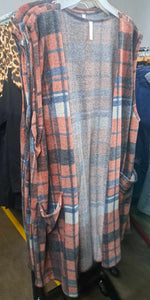 Beautiful Fall Plaid Vest w Pockets