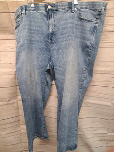Torrid Acid Wash Crop High Waisted Blue Jean Jeans
