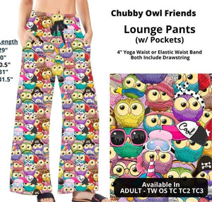 Cute Owl Dress Up Friends Lounge Pant Pants