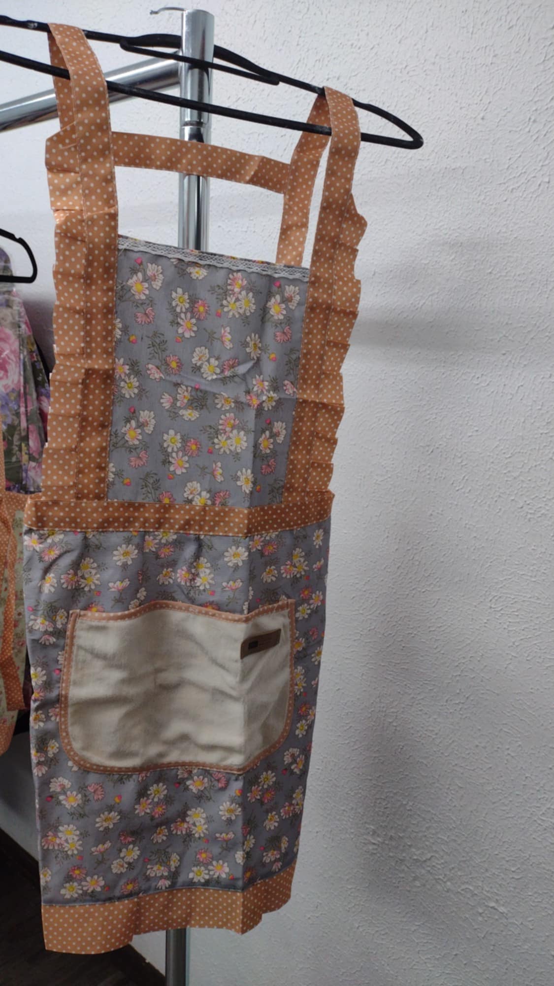 Blue Floral Kitchen Apron