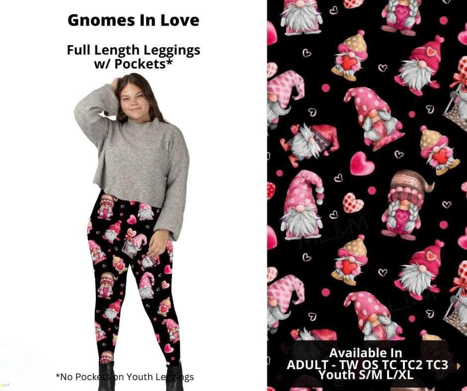 Gnomes in Love Full Length Leggings