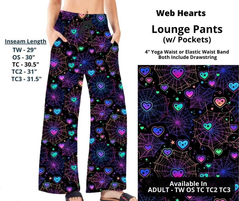 Web Hearts Lounge Pants