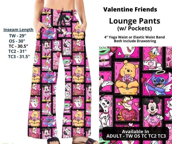 Valentine's Day Friends Lounge Pants