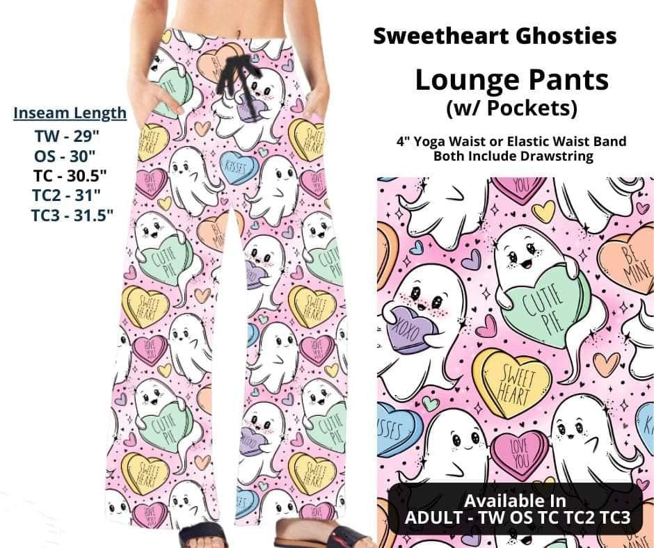 Sweetheart Ghost Valentine's Day Lounge Pants Pant