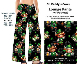 St. Paddy's Day Green Cow Lounge Pants Pant