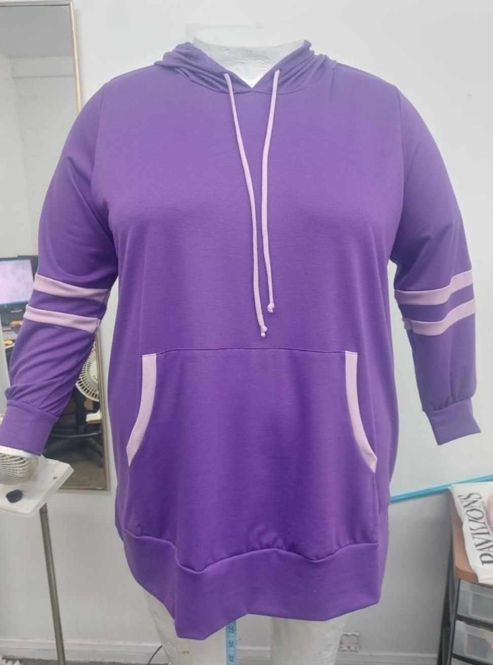 PSFU Double Purple Hoodie Hoody