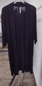 PSFU Black Open Front Cardigan