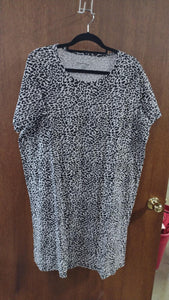 Animal Print Nightgown Sleepshirt