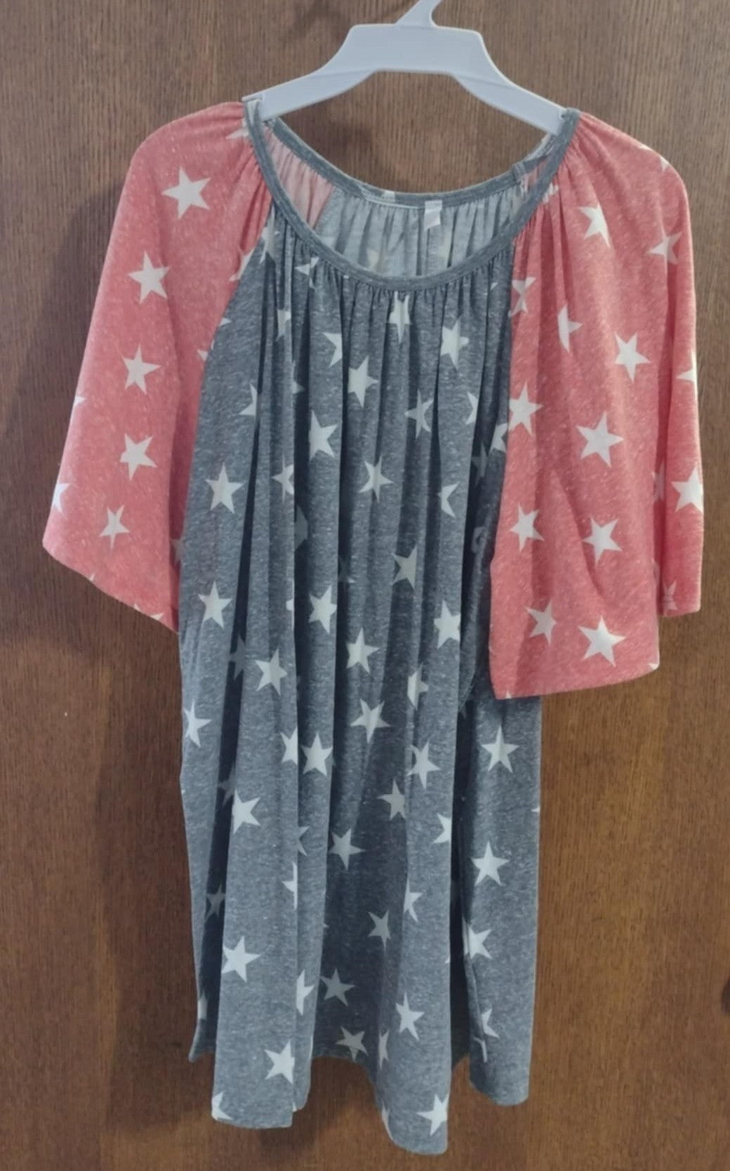 Red White Blue Star Shirt Top