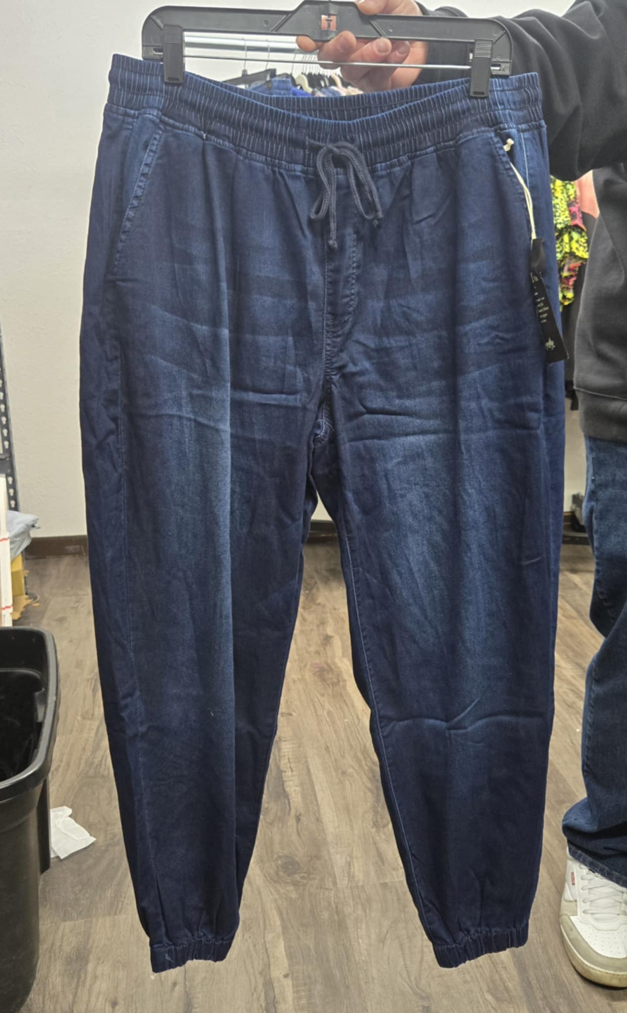 Dark Wash Jogger Joggers Pant Pants Jean Jeans