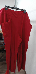 Red Pant Pants with Pockets