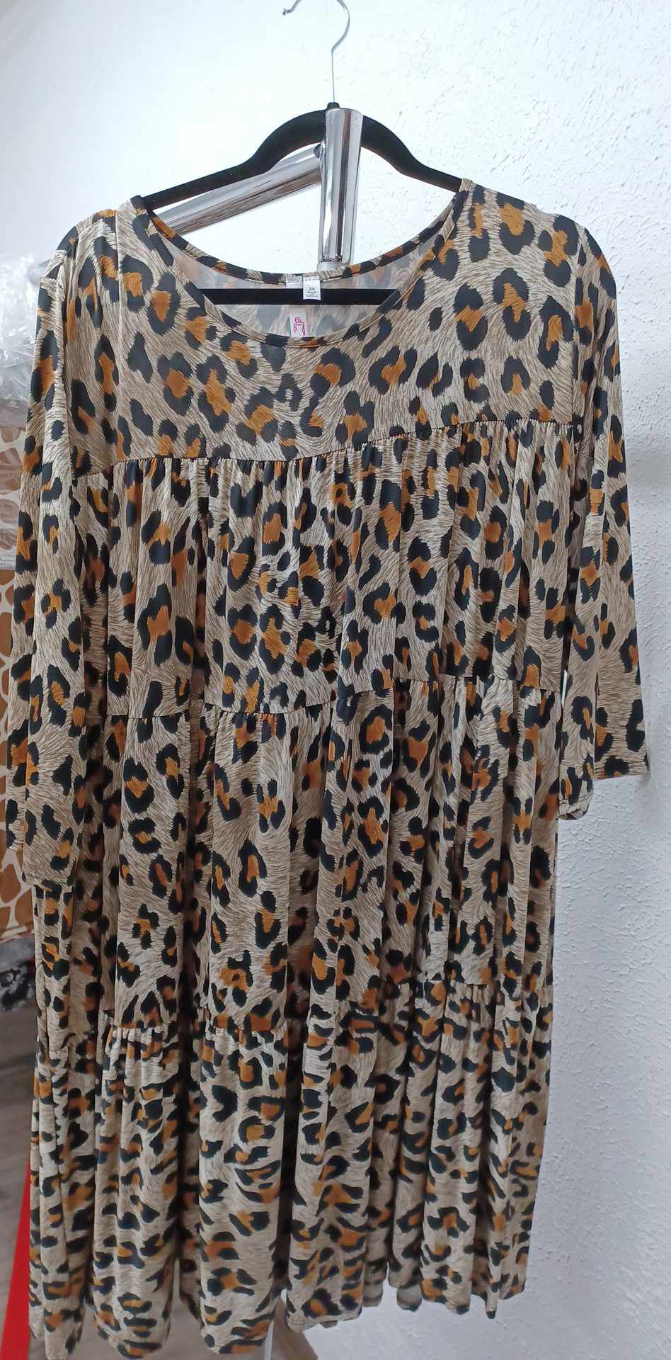 Leopard Tier Dress