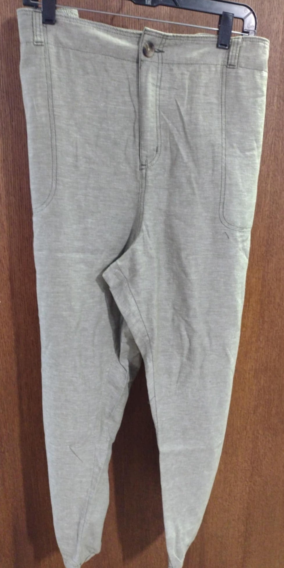 Green Woven Jogger Pant Pants