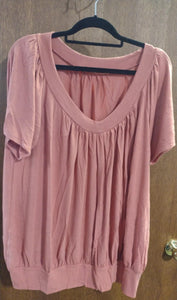 Orange Band Shirt Top