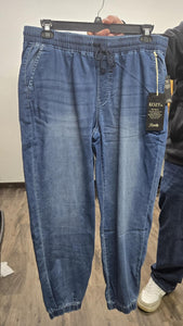 Jogger Jean Jeans w Drawstring Waist