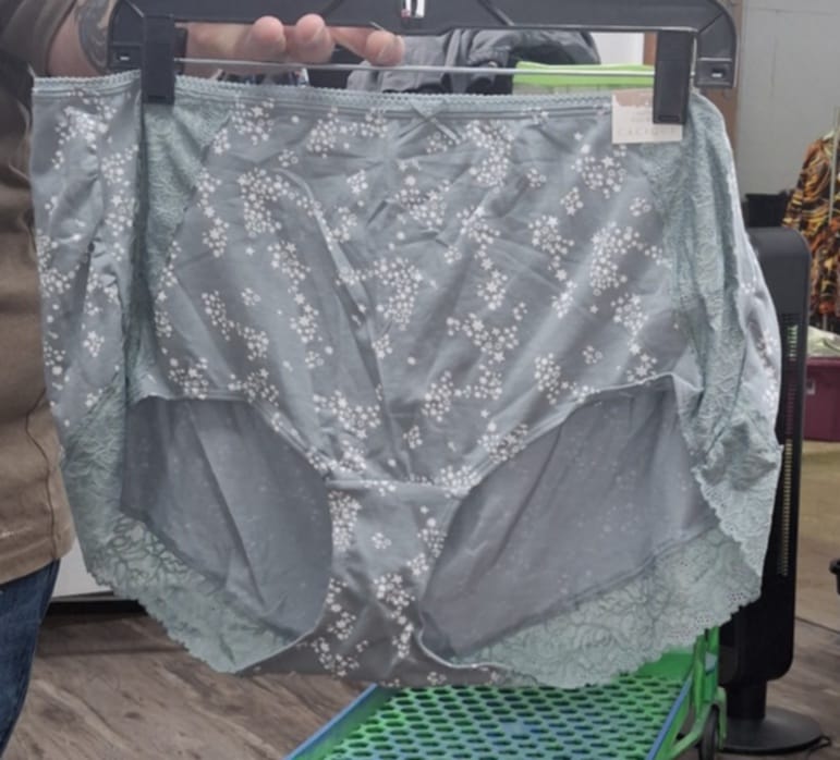 Light Seamfoam Green Star Underwear Under Wear