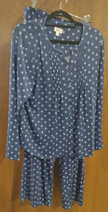 Blue 2 Piece Pajamas Pajama Pj Set