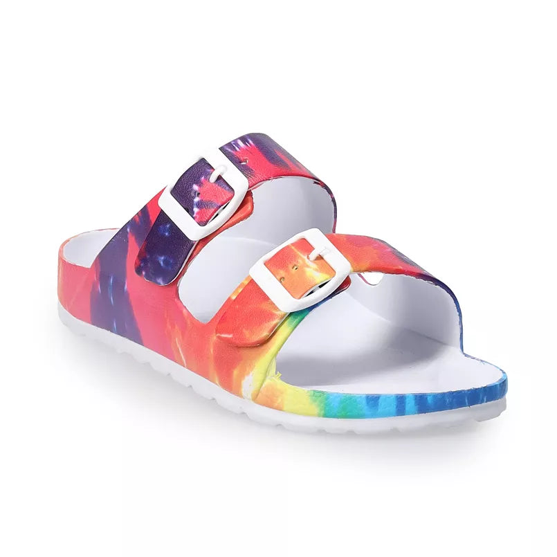 Tie Dye Slide Sandal Sandals