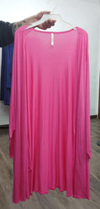 PSFU Pink Open Front Cardigan Layering Piece