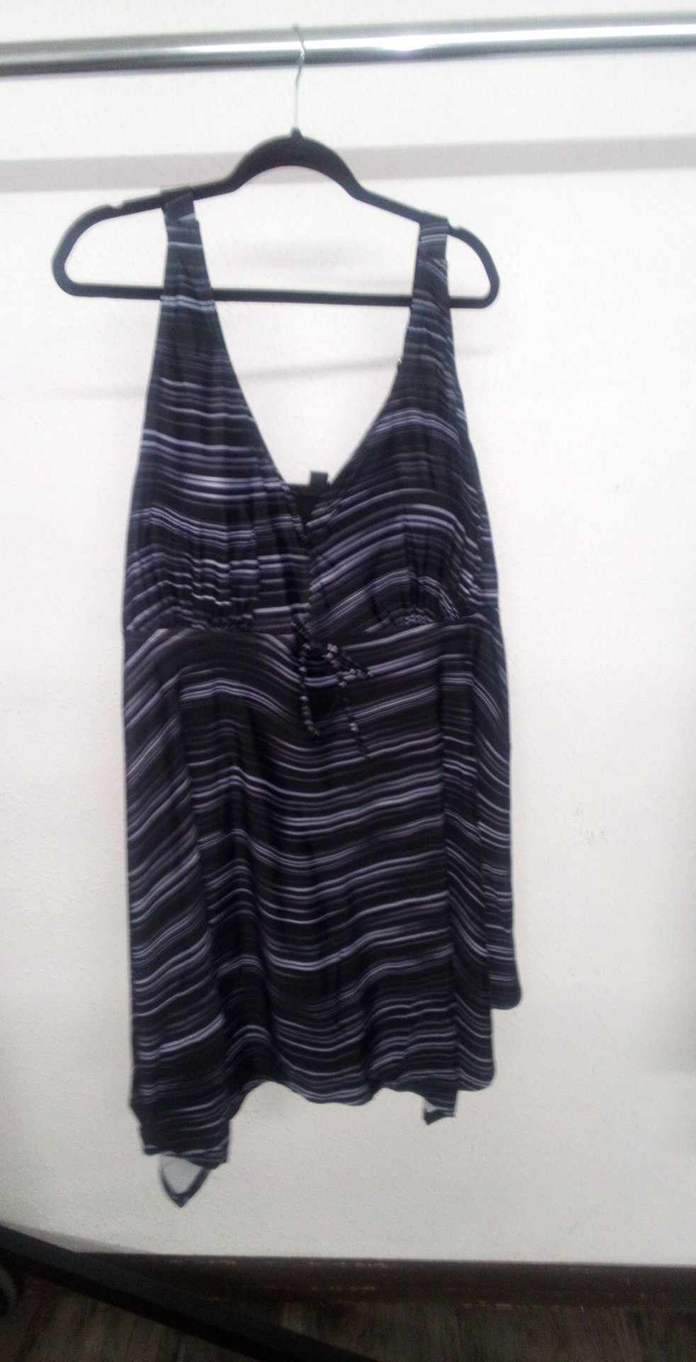 Black Everly Lines Swimsuit Swim Bathing Suit