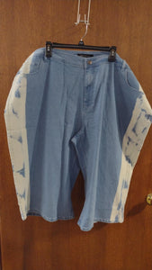 Denim Tie Dye Bermuda Short Shorts