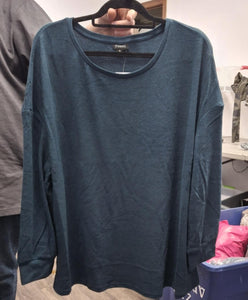 Teal Sweater Shirt Top