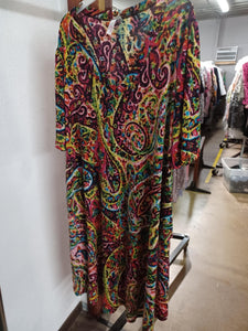 Bright Gorgeous Paisley Dress