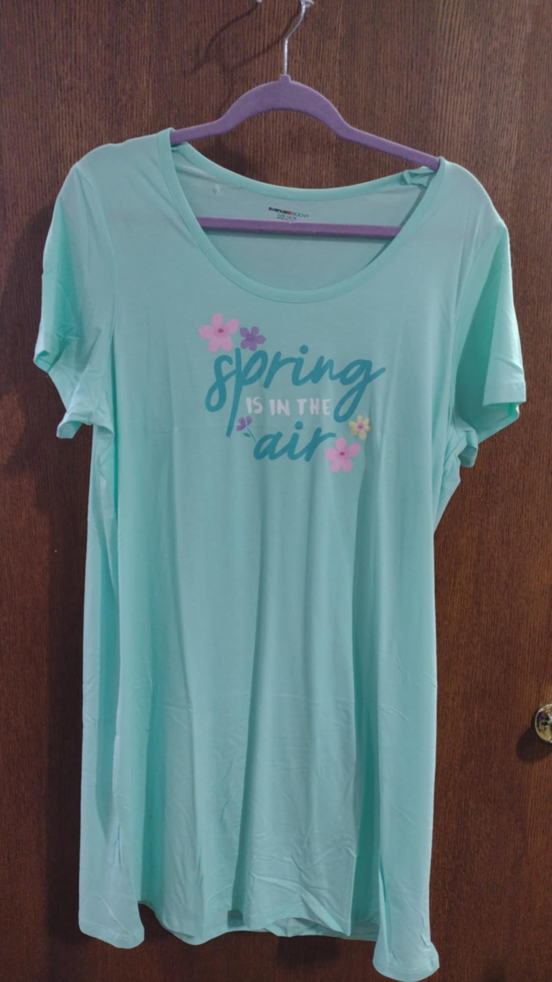 Mint Spring Is In The Air Nightgown Sleepshirt