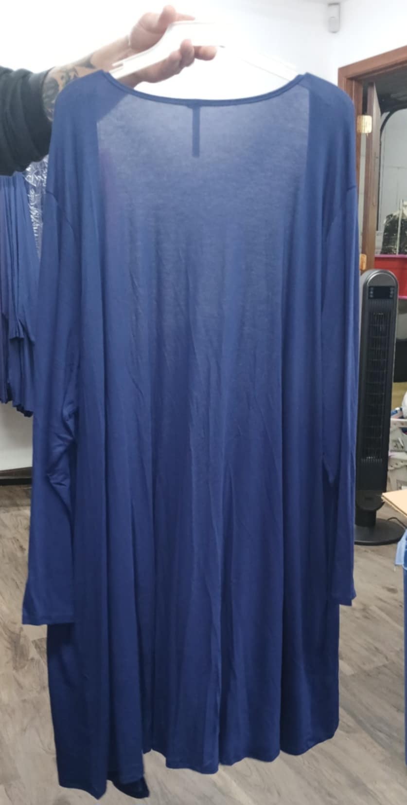 PSFU Blue Open Front Cardigan Layering Piecce