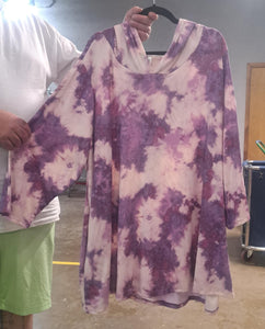 PSFU Purple Tie Dye Hoodie Hoody